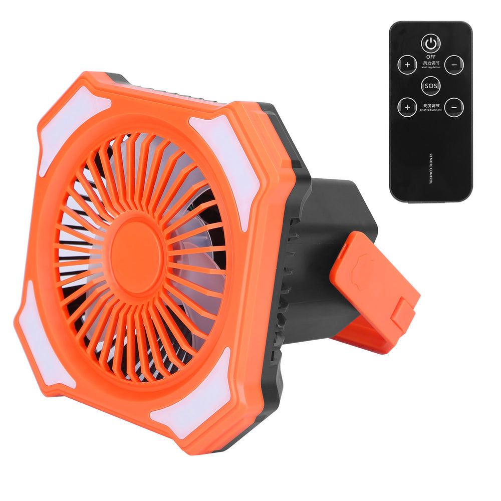 Rechargeable Camping Lantern Fan with Power Bank