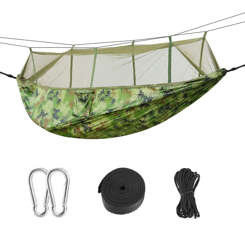 Double Camping Hammock with Mosquito Net