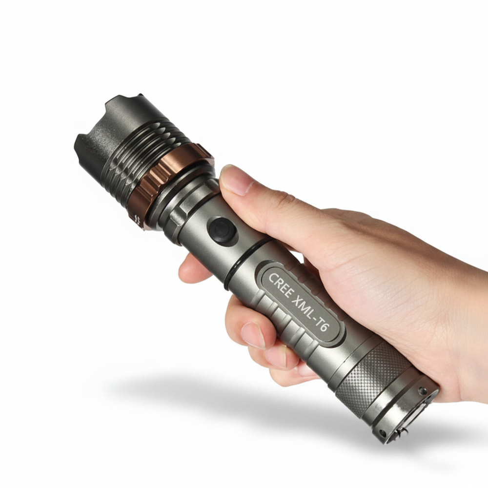 CREE T6 Zoom Rechargeable Flashlight