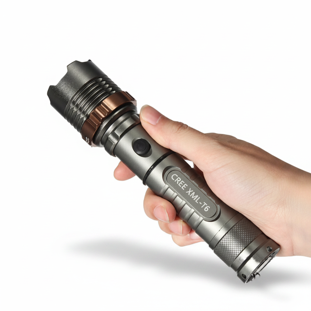 CREE T6 Zoom Rechargeable Flashlight