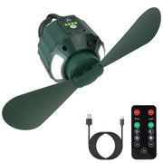 Rechargeable Camping Fan & Lantern with Power Bank